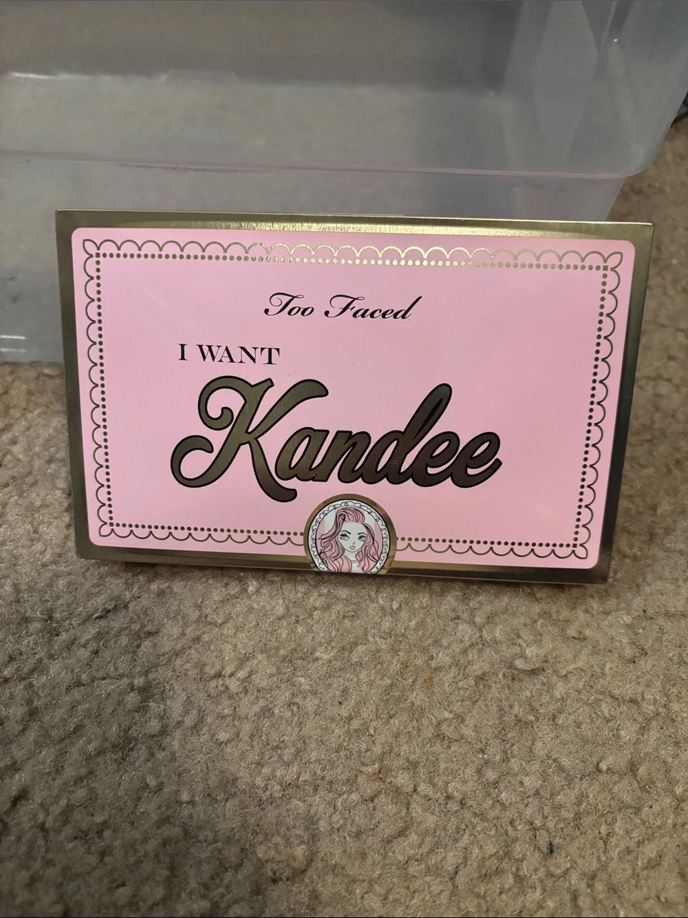 Too Faced I Want Kandee Makeup Palette - Pink & Gold Trim